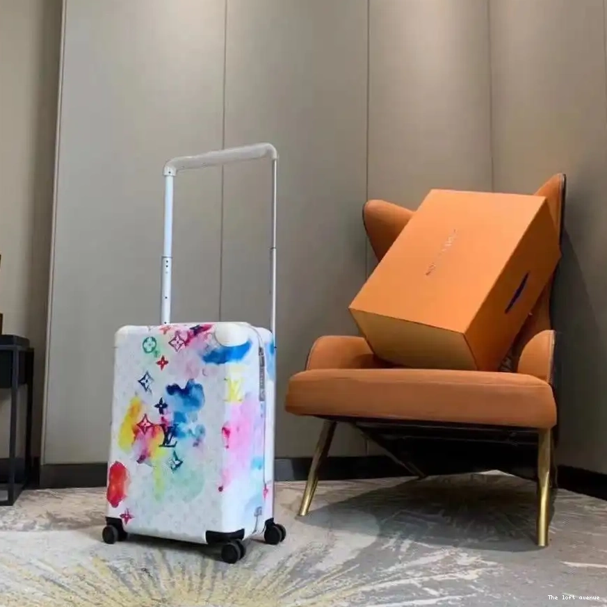 MONOGRAM SUITCASE CUSTOM 37L WATERCOLOUR HORIZON 55 0514